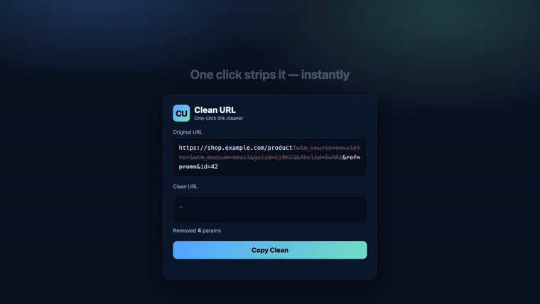 Демо Clean URL